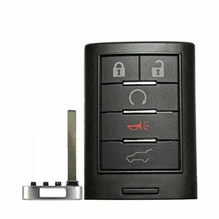 Keyless Factory KeylessFactory:Remote Smart Keys:Cadillac SRX Smart Key 5 Button RSK-GM-NBG-5